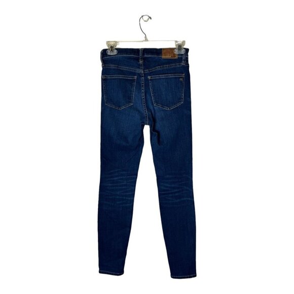 Madewell Jeans Womens Size 26‎ Blue Medium Wash Denim 9 Inch High Rise Skinny - Picture 3 of 10
